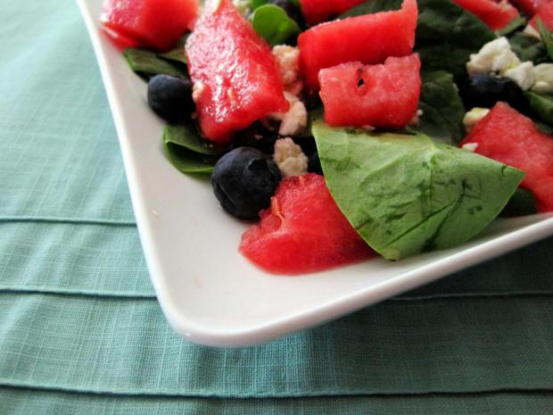 watermelon blueberry feta salad 2